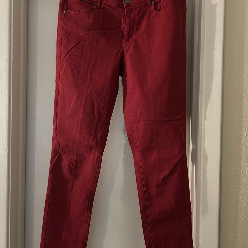 Women's Red Jeans